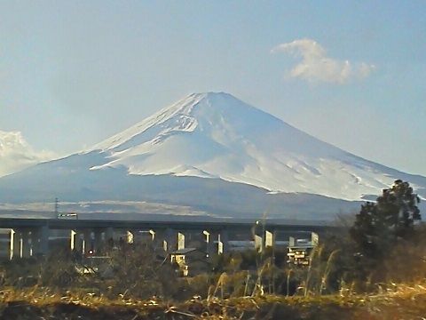 御殿場線から富士山を眺める2